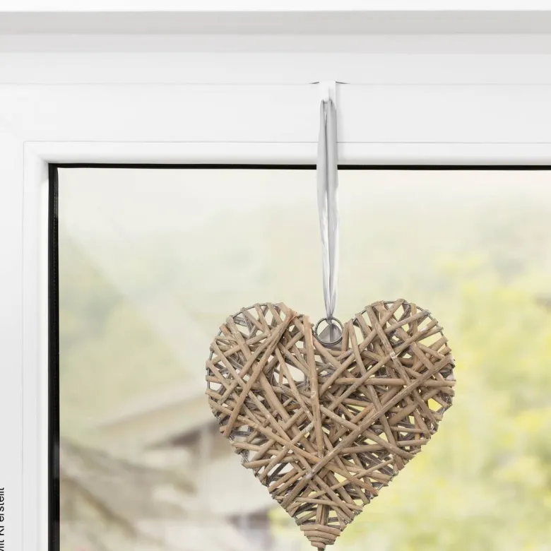 LICHTBLICK Fensterhaken für Dekoration weiß 10 Packstücke