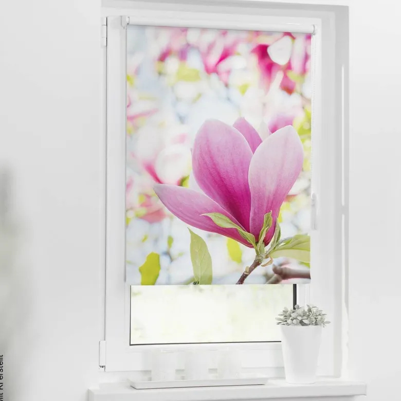 LICHTBLICK Rollo Magnolie rosa B/L: ca. 80x150 cm