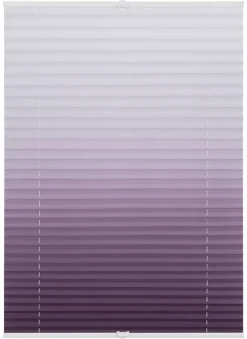 LICHTBLICK Spannplissee Farbverlauf lila B/L: ca. 120x130 cm