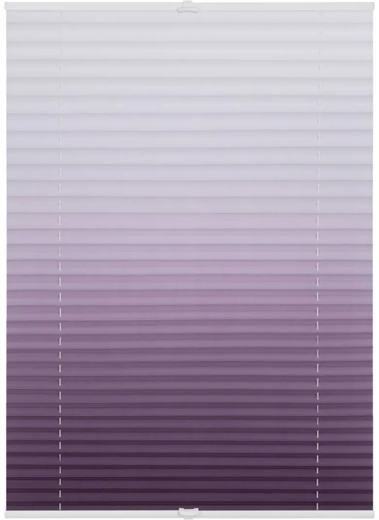 LICHTBLICK Spannplissee Farbverlauf lila B/L: ca. 120x130 cm