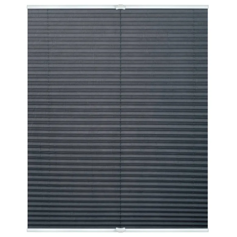 LICHTBLICK Spannplissee grau B/L: ca. 50x130 cm
