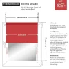 LICHTBLICK Thermo Klebe-/Klemmrollo Verdunklungsqualität creme B/L: ca. 80x220 cm