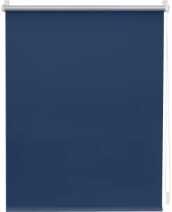 LICHTBLICK Thermo Klebe-/Klemmrollo Verdunklungsqualität blau B/L: ca. 90x150 cm