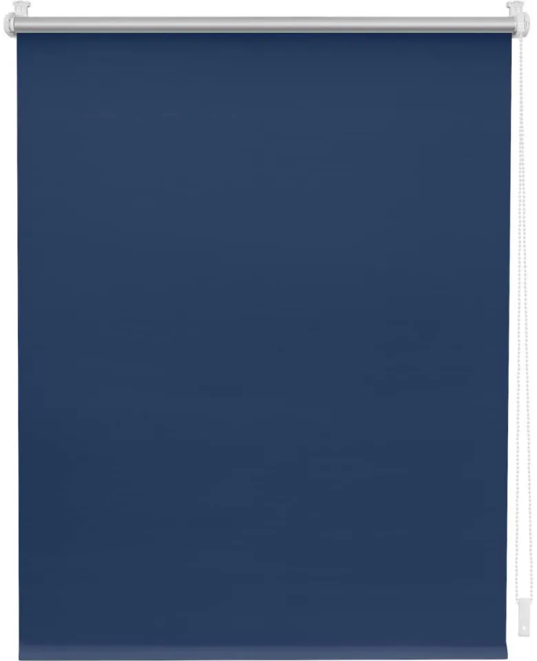 LICHTBLICK Thermo Klebe-/Klemmrollo Verdunklungsqualität blau B/L: ca. 90x150 cm