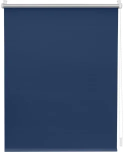 LICHTBLICK Thermo Klebe-/Klemmrollo Verdunklungsqualität blau B/L: ca. 50x150 cm