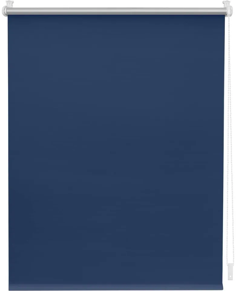 LICHTBLICK Thermo Klebe-/Klemmrollo Verdunklungsqualität blau B/L: ca. 50x150 cm