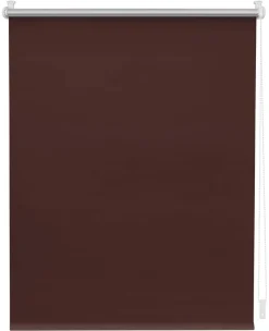 LICHTBLICK Thermo Klebe-/Klemmrollo Verdunklungsqualität braun B/L: ca. 95x150 cm
