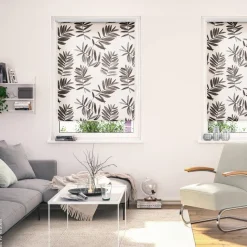 LICHTBLICK Verdunkelungsrollo Black Watercolor schwarz B/L: ca. 90x150 cm