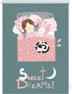 LICHTBLICK Verdunkelungsrollo Sweet Dreams grau B/L: ca. 90x150 cm