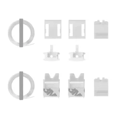 LICHTBLICK Verspannung für Rollo weiß 10 Packstücke