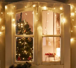 Lichterkette warmweiß Kunststoff