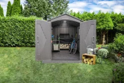 Lifetime Gartenhaus Terra grau B/H/L: ca. 213x228x356 cm