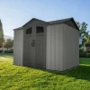 Lifetime Gerätehaus Ohio grau B/H/L: ca. 283,5x264,4x214,1 cm