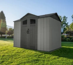 Lifetime Gerätehaus Ohio grau B/H/L: ca. 283,5x264,4x214,1 cm