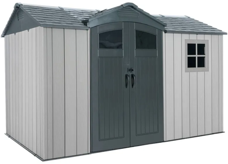 Lifetime Gerätehaus Pluto grau B/H/L: ca. 356,2x225,3x213,3 cm