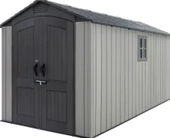 Lifetime Gerätehaus Utah grau B/H/L: ca. 206,2x264,4x426,5 cm