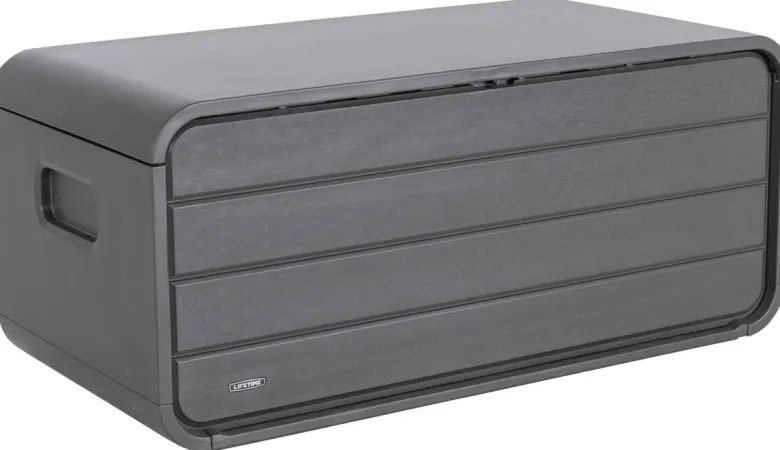 Lifetime Kissen- & Auflagenbox Space anthrazit Kunststoff B/H/L: ca. 147,1x64,5x72 cm