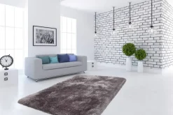 360Living Teppich Cosy silber B/L: ca. 160x230 cm