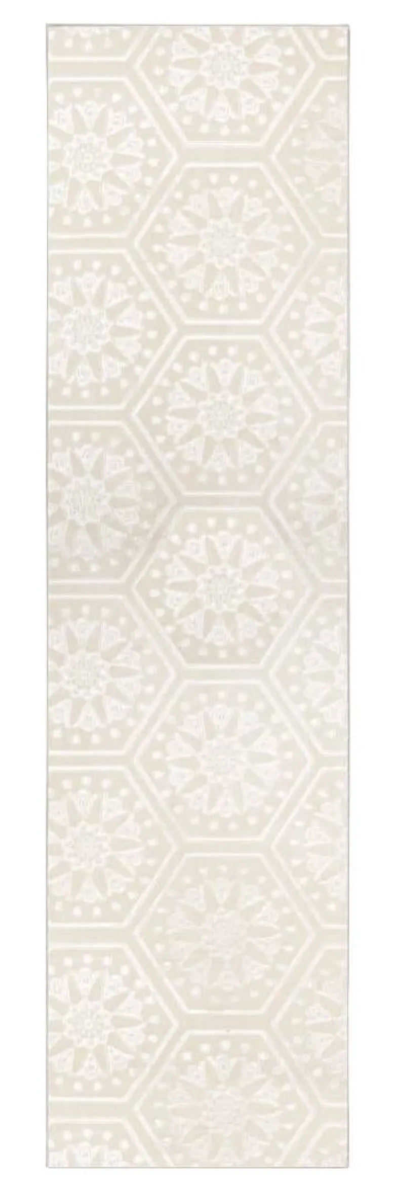 360Living Teppich Monroe creme B/L: ca. 80x300 cm
