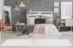 360Living Teppich Monroe weiß B/L: ca. 80x300 cm