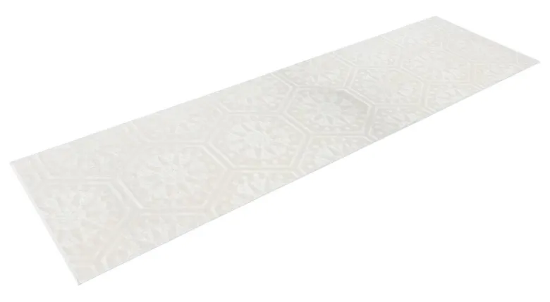360Living Teppich Monroe weiß B/L: ca. 80x300 cm
