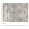 Livingwalls Fototapete Arkaden grau beige B/L: ca. 280x371 cm