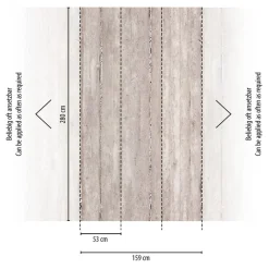 Livingwalls Fototapete Betonoptik grau creme B/L: ca. 280x159 cm