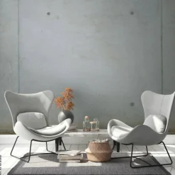 Livingwalls Fototapete Betonoptik grau beige B/L: ca. 280x371 cm