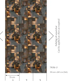 Livingwalls Fototapete 3D-Optik B/L: ca. 280x159 cm