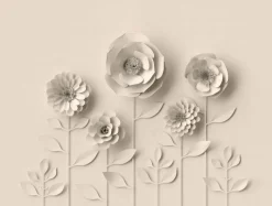 Livingwalls Fototapete 3D-Optik beige B/L: ca. 280x371 cm