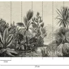 Livingwalls Fototapete Dschungel schwarz grau beige B/L: ca. 280x371 cm