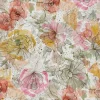 Livingwalls Fototapete Floral orange beige pink B/L: ca. 280x159 cm