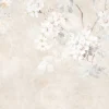 Livingwalls Fototapete Floral grau beige creme B/L: ca. 280x371 cm
