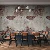 Livingwalls Fototapete Steinoptik creme braun B/L: ca. 280x159 cm