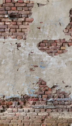 Livingwalls Fototapete Steinoptik creme braun B/L: ca. 280x159 cm