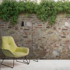 Livingwalls Fototapete Steinoptik beige grün braun B/L: ca. 280x159 cm