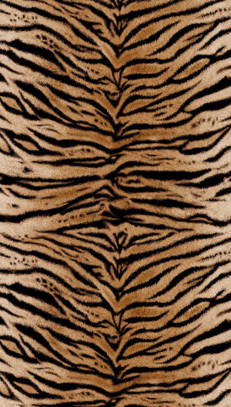 Livingwalls Fototapete Tigerstil braun schwarz B/L: ca. 280x159 cm