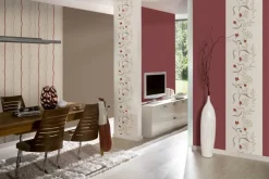 Livingwalls Vliestapete Best of Vlies Floral creme B/L: ca. 53x1005 cm
