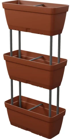 Lolego Veg Pflanzständer braun Polypropylen B/H/L: ca. 17x32x50 cm