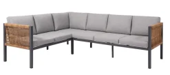 Loungeset grau Aluminium