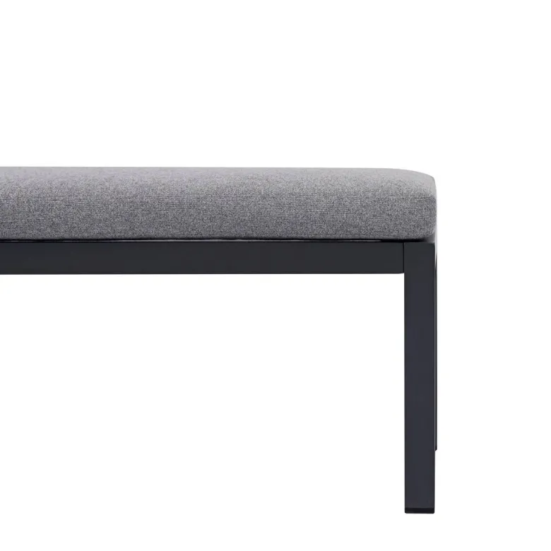 Loungeset grau Aluminium