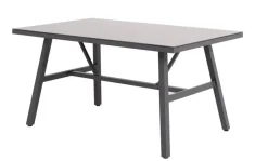Loungeset grau Aluminium