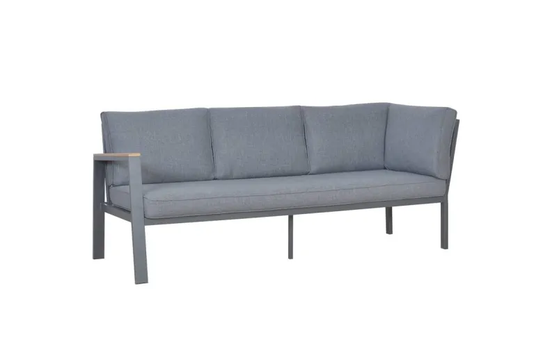 Loungeset Rhodos grau Aluminium