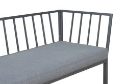 Loungeset Rhodos grau Aluminium
