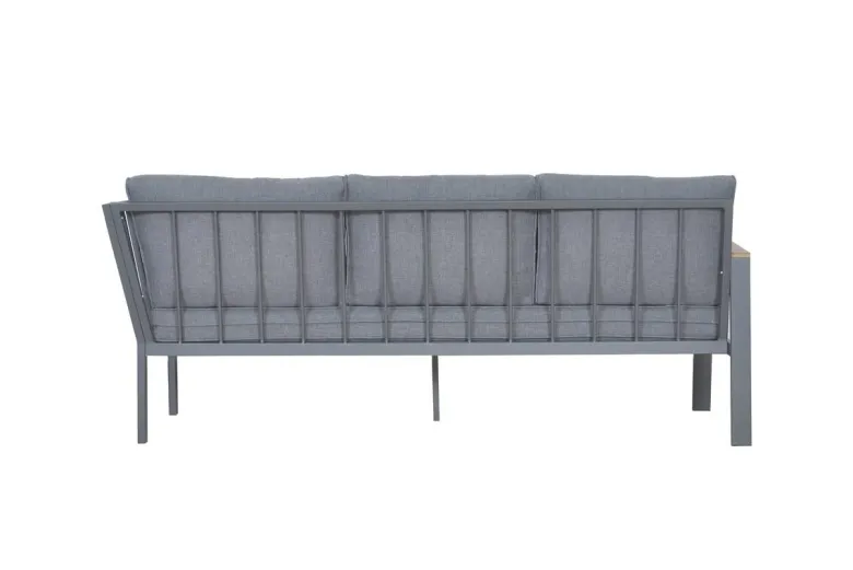 Loungeset Rhodos grau Aluminium