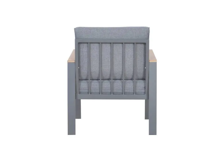 Loungeset Rhodos grau Aluminium