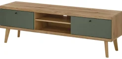 Lowboard Alva Eiche Evoke Coast Nachbildung salbei B/H/T: ca. 160x50x40 cm