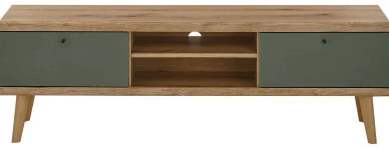 Lowboard Alva Eiche Evoke Coast Nachbildung salbei B/H/T: ca. 160x50x40 cm