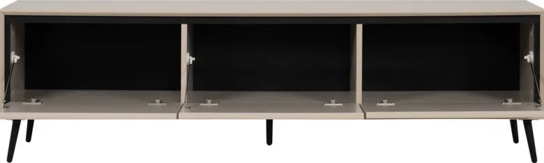 Lowboard Arona sand schwarz B/H/T: ca. 175x50x38 cm