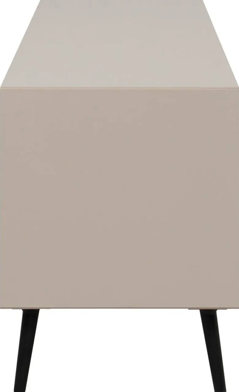 Lowboard Arona sand schwarz B/H/T: ca. 175x50x38 cm